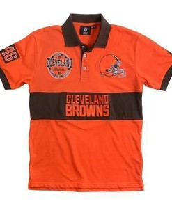 Add A Rugby Twist To Your Collection With Cleveland Browns Wordmark Rugby 3D All Over Print Polo Shirt