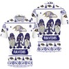 Add Christmas Gnomes To Your Baltimore Ravens Collection With 3D All Over Print Polo Shirt