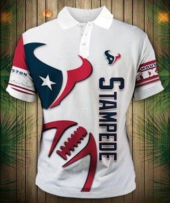 Add Some Zigzag Variety To Your Style With Casual Polo Shirt For Houston Texans Fans