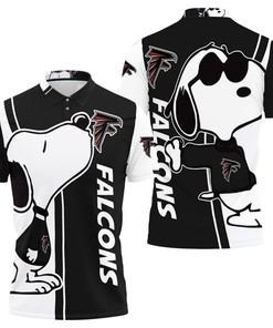 Adorable Gift For Fans: Atlanta Falcons Snoopy Lover 3D Polo Shirt