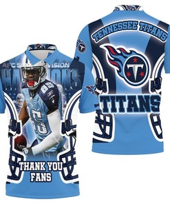 Adoree Jackson 25 Tennessee Titans Afc South Division 2021 3D All Over Print Polo Shirt - Celebrating The Victory