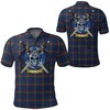 Agnew Modern Tartan Polo Shirt Celtic Scottish Warrior Clothing - Ideal Gift For Scottish Heritage And Golf Fans