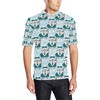 Alaskan Malamute Design Polo Shirt - Pattern Print For Pet Lovers