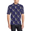 Alaskan Malamute Design Polo Shirt - Pattern Print For Pet Owners