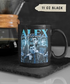 Alex Turner Retro 90s Coffee Mug, Alex Turner Homage Mug, Alex David Turner Singer Mug, Movie Quote Mug