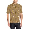 All Over Print Bee Pattern Polo Shirt For Men - A Standout Polo Shirt Design For Bee Lovers.
