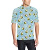 All Over Print Bee Pattern Polo Shirt For Men - A Unique And Standout Polo Shirt Design For Bee Enthusiasts.