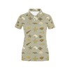 All Over Print Seashell Beach Women'S Polo Collar Shirt - Ideal Gift For Ocean Lovers