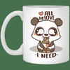 All The Love Valentines Day Mug Set for Lovebirds