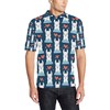 Alpaca Love Pattern Print Polo Shirt - Design 05 For Animal Lovers