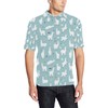 Alpaca Pattern Print Polo Shirt - Design 02 For Animal Lovers