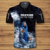 Amazing Christian Jesus Focus Savior Not Storm Polo Shirt - Perfect Gift For Fans