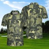 Amazing Golf Camouflage Pattern Polo Shirt - Great Gift For Golfers