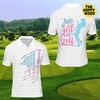 America Golf Girl All Over Print Polo Shirt - Ideal Gift For Female Fans
