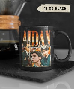 American Actor Musician Vintage Mug, Retro Aidan Gallagher Coffee Mug, Aidan Gallagher Homage Mug