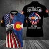American By Birth Coloradan By Grace Of God Personalized Polo T-Shirt - 3D All Over Print (Perfect Gift For Fans)