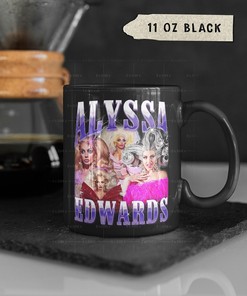 American Drag Queen Homage Coffee Mug, Alyssa Edward Retro Mug, Rupaul's Drag Race Trixie Katya Mug