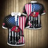 American Flag 3D All Over Print Polo Shirt- Tampa Bay Buccaneers Fan Gift