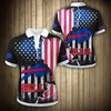 American Flag 3D Buffalo Bills Polo Shirt