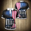 American Flag Seattle Seahawks Polo Shirt - A Patriotic Fan Gift