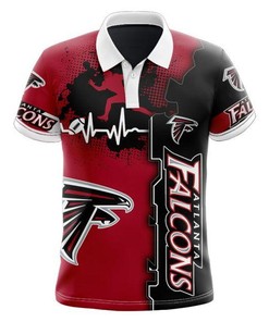 Amp Up Your Fan Gear With Atlanta Falcons Beating Curve Polo Shirt