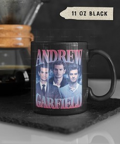 Andrew Garfield Homage Coffee Mug, Retro Andrew Garfield Coffee Mug, Andrew Garfield Fans Gift, Vintage Movie Mug