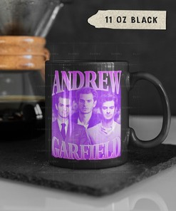 Andrew Garfield Tribute Coffee Mug, Andrew Garfield Retro 90s Mug, Andrew Garfield Merch Gift, Vintage Movie Mug Idea