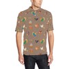 Animal Print Pattern Men'S All Over Print Polo T-Shirt - Perfect Gift For Animal Print Lovers