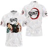 Anime Kamado Tanjiro Kimetsu On Yaiba Fighting Polo Shirt - Bold And Fierce