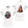 Anime Kamado Tanjiro Nezuko Grow Up Edition Kimetsu No Yaiba Polo Shirt - Unique And Fearless