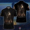 Anubis Polo Shirt With The Ankh Symbol - Gift For Fans Of Ancient Egypt