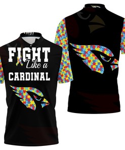 Arizona Cardinals Autism Support Polo Shirt - Unite For Awareness