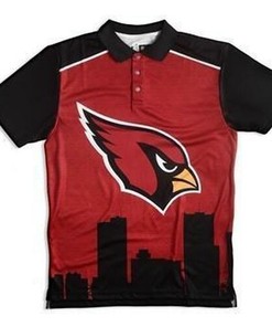 Arizona Cardinals Thematic Polyester 3D All Over Print Polo Shirt - Perfect Gift