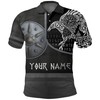 Armor Raven Tattoo Polo Shirt - Perfect For Lovers Of Medieval History