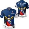 Athleisure T-Shirt With Scottish Family Crest For Golf Fans (Johns)