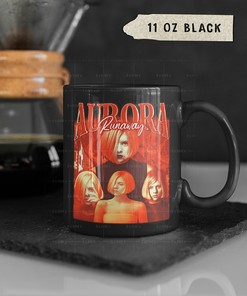 Aurora Runaway Vintage Coffee Mug, Aurora Runaway Homage Retro 90s Mug, Aurora Runaway Fans Gift, Movie Quote Mug