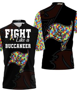 Autism Supporter Tampa Bay Buccaneers Polo Shirt