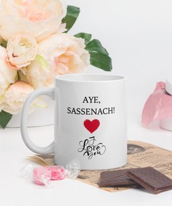 Aye Sassenach Mug - Outlander Gift - Sassenach Coffee Mug Set