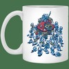 BLUE HORDE Mug Set, Best Gift for Friends or Lovers with Love Quotes
