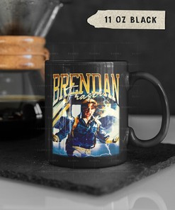 BRENDAN FRASER Retro Vintage Mug | Homage Mug for Brendan Fraser Fan | Classic 90s Tea Cup
