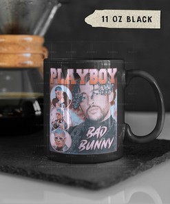 Bad Bunny Tribute Coffee Mug, YHLQMDLG Hip-hop Rap Mug, Benito Antonio Vintage Cup with Quotes, Movie Mug Ideas