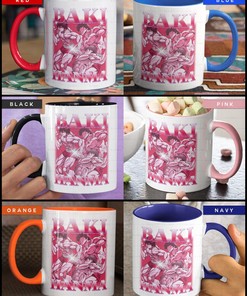 Baki Hanma Retro 90s Coffee Mug, Vintage Manga Boxing Tea Mug, Yujiro Hanma Grappler Anime Mug, Movie Mug Ideas