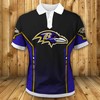 Baltimore Ravens Casual Polo Shirt - Look Effortlessly Stylish Anytime