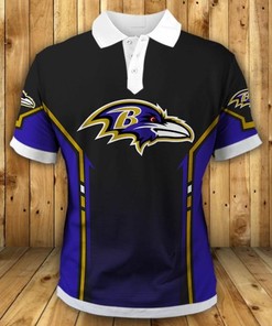 Baltimore Ravens Casual Polo Shirt - Look Effortlessly Stylish Anytime