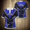 Baltimore Ravens Flame 3D Polo Shirt - Ignite Your Style