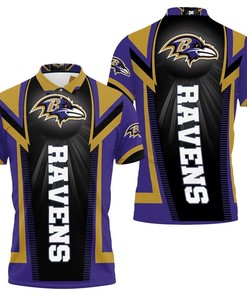 Baltimore Ravens For Fans 3D Polo Shirt - Show Your Loyalty With Style