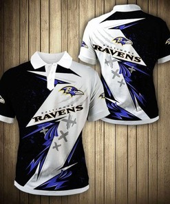Baltimore Ravens Graffiti 3D All Over Print Polo Shirt - Add Some Artistic Style To Your Wardrobe