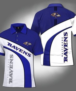 Baltimore Ravens Nfl Fan 3D Polo Shirt - Defend Your Team With Style
