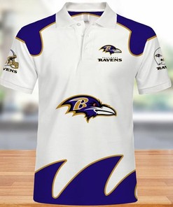 Baltimore Ravens Polo Shirt With Personalized Touch - Stand Out With Your Style