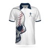 Baseball Skull Polo Shirt - For Fans Who Eat, Sleep, Play Baseball